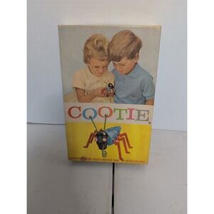 Vintage 1966 Schaper Build A COOTIE Bug Game Complete Nice Box